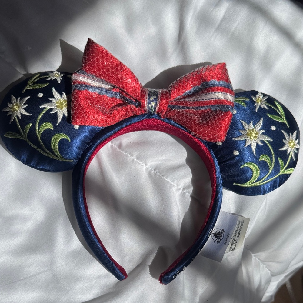 Disney Epcot Germany Floral Mickey Ears